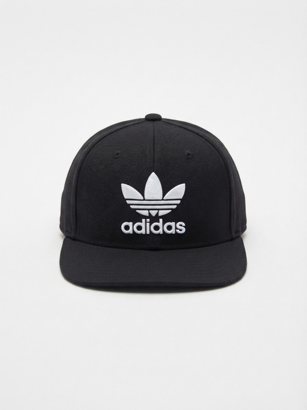 Adidas Originals Trefoil Snapback Cap Black Y2K Streetwear